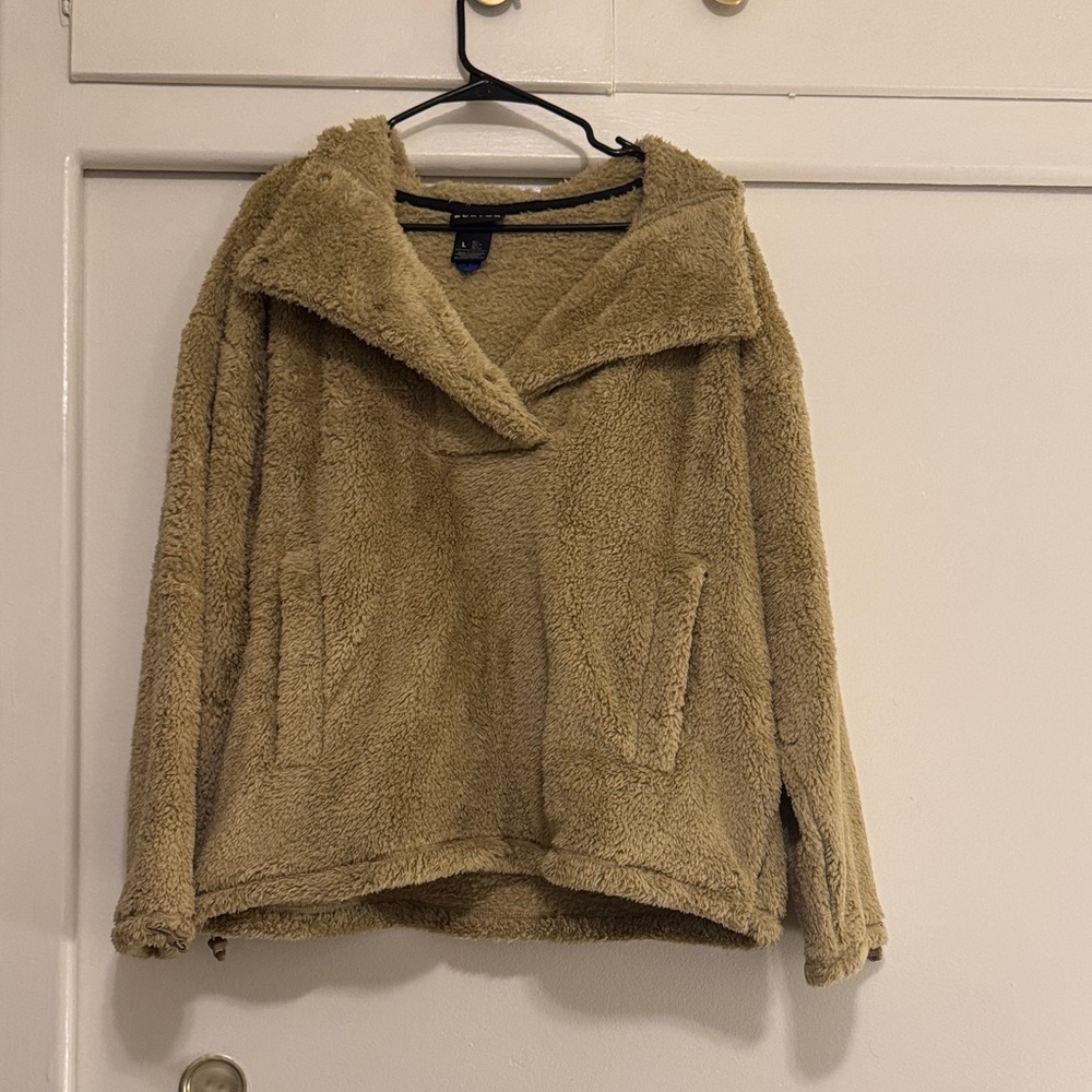 Cozy Tan Sherpa Jacket